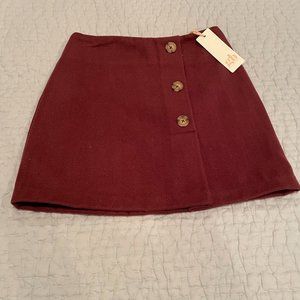 GB Girls Burgundy Skirt